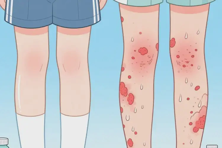 小學生小腿起濕疹可不可以徹底自愈(圖4)