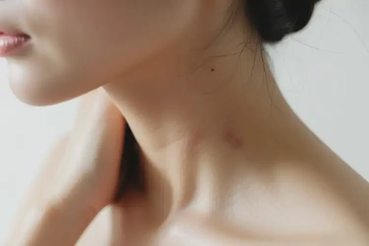 女人脖子上長濕疹不管它會自己好嗎(圖3)