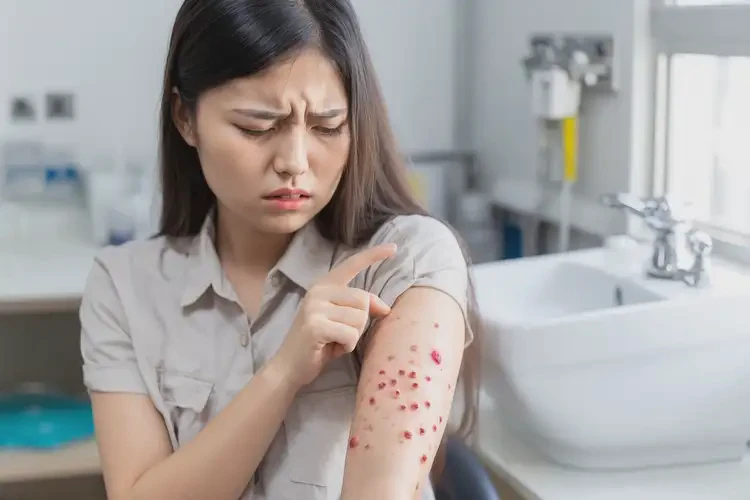 女生四肢經(jīng)常長濕疹可以徹底自愈嗎(圖4)