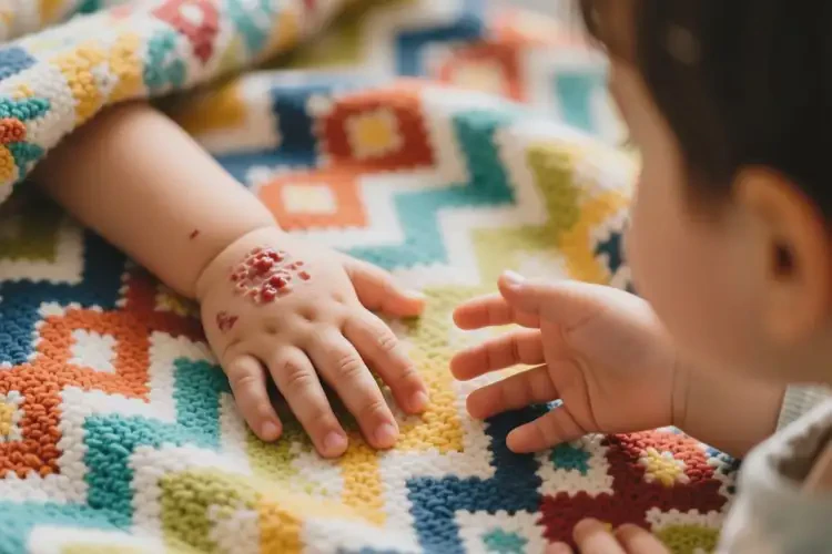 小孩手上經(jīng)常長濕疹可以徹底自愈嗎(圖2)