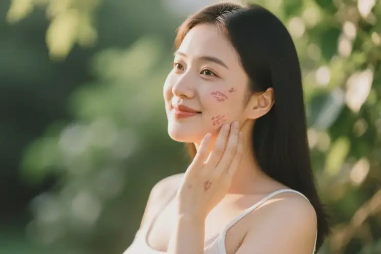 產(chǎn)婦面部偶爾起濕疹不管它會自己自愈嗎(圖3)