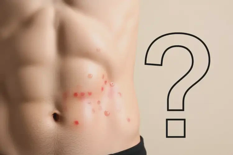 男人肚子容易長濕疹可以徹底自愈嗎(圖1)