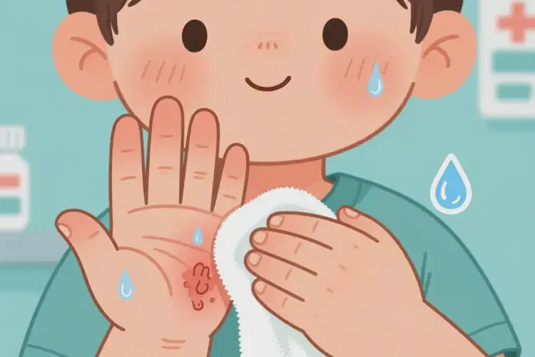兒童手上容易起濕疹能夠徹底治愈嗎(圖3)