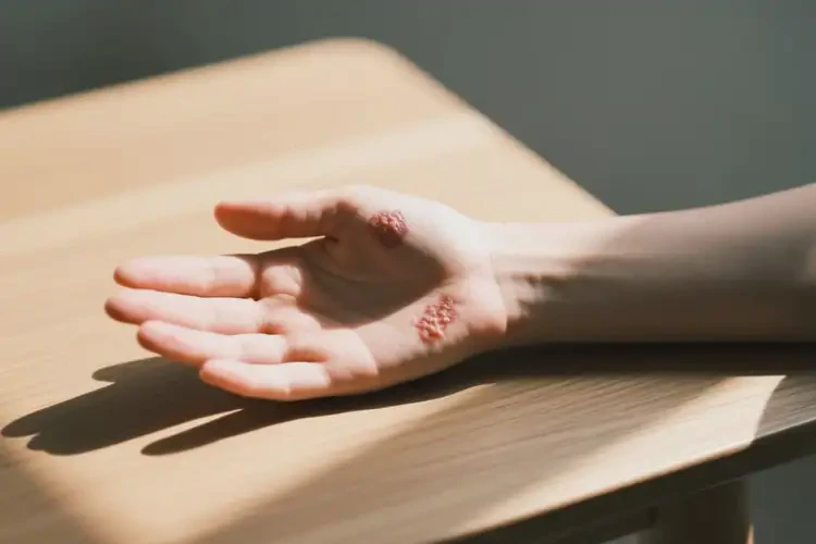 女人手上偶爾長(zhǎng)濕疹不管它會(huì)自己好嗎(圖2)