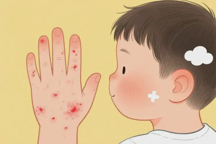 小學(xué)生手上長濕疹可不可以徹底自愈(圖3)