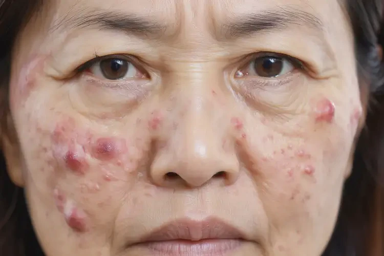 女生臉上容易長(zhǎng)濕疹不管它會(huì)自己痊愈嗎(圖4)