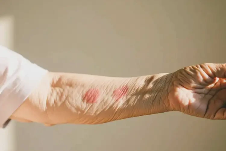 老人手臂上偶爾起濕疹可以徹底自愈嗎(圖4)