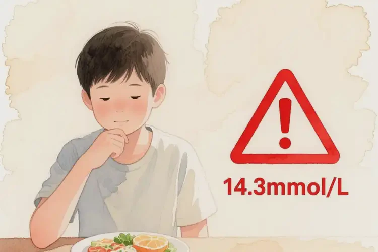 年轻人晚餐血糖14点3是怎么回事(图1)