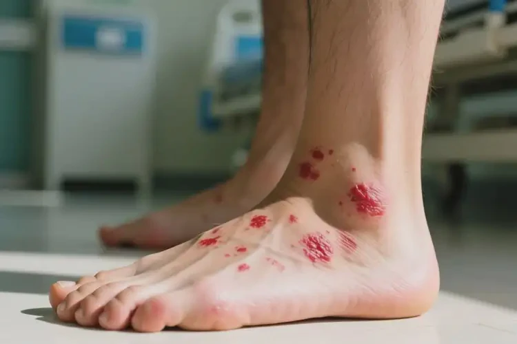 男生腳上容易起濕疹不管它會自己自愈嗎(圖4)