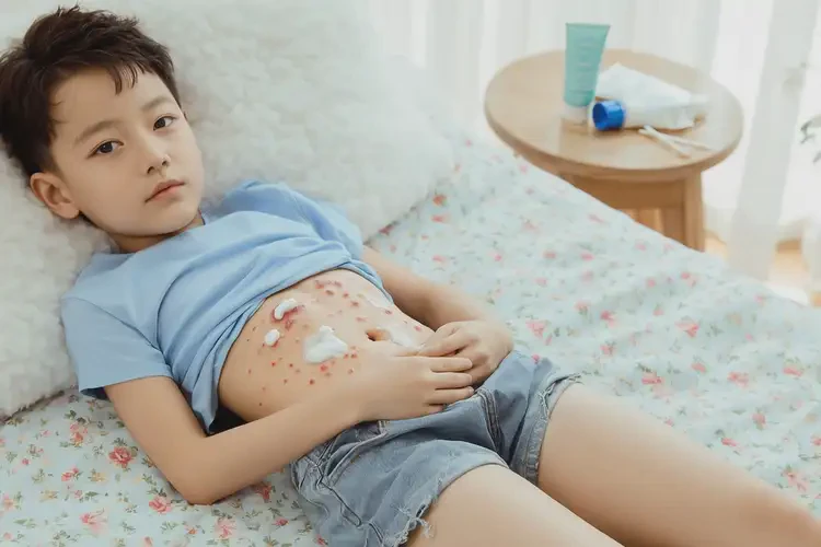 小兒肚子上容易長(zhǎng)濕疹不管它會(huì)自己自愈嗎(圖3)