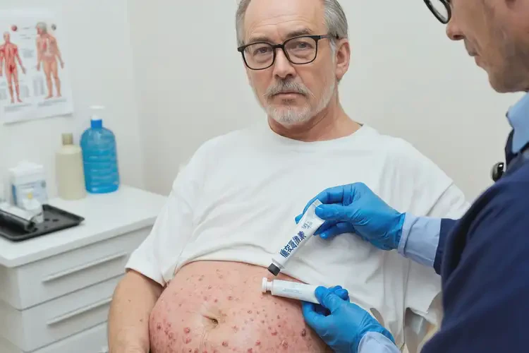 男人肚子出現(xiàn)濕疹能夠徹底治愈嗎(圖3)