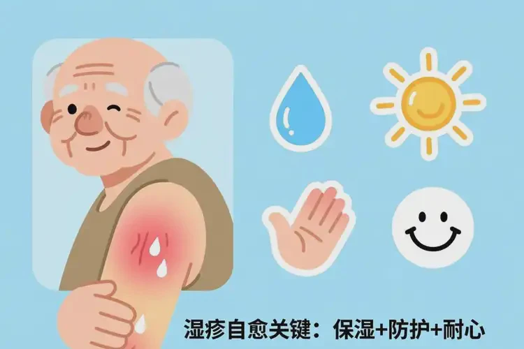 老人手臂偶爾起濕疹可不可以徹底自愈(圖3)