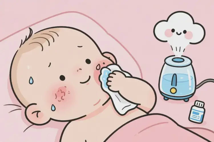 小兒面部出現(xiàn)濕疹能夠徹底治愈嗎(圖2)