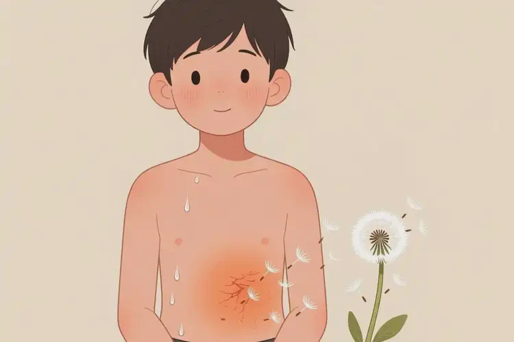 青少年肚子上經(jīng)常長(zhǎng)濕疹不管它會(huì)自己痊愈嗎(圖1)