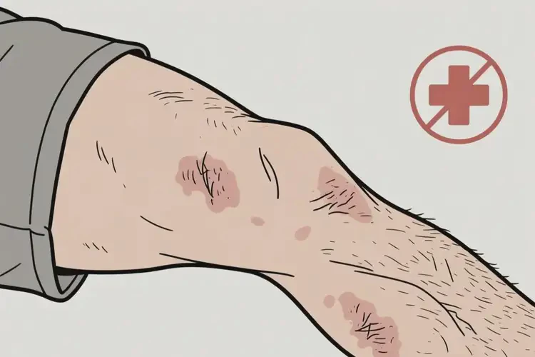 男性大腿偶爾長(zhǎng)濕疹不管它會(huì)自己痊愈嗎(圖2)