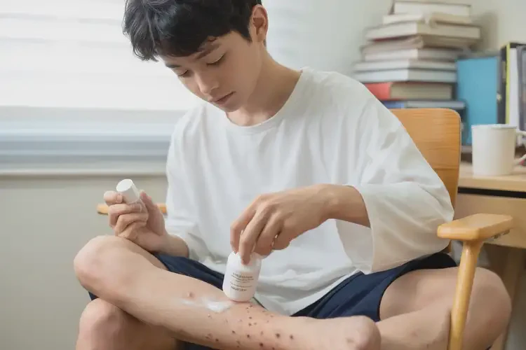 大學生小腿偶爾起濕疹可以徹底自愈嗎(圖2)