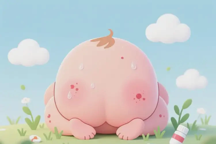 孩子屁股長(zhǎng)濕疹不管它會(huì)自己痊愈嗎(圖4)