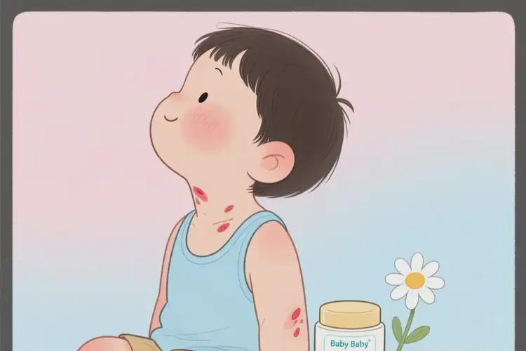 少兒脖子有濕疹不管它會自己好嗎(圖4)