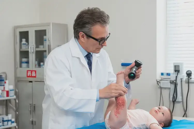 寶寶小腿經(jīng)常起濕疹可不可以徹底自愈(圖1)