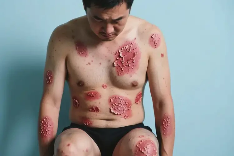 男性全身起濕疹不管它會自己痊愈嗎(圖1)