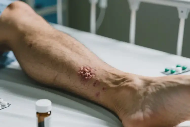 男人小腿偶爾起濕疹可不可以徹底自愈(圖2)