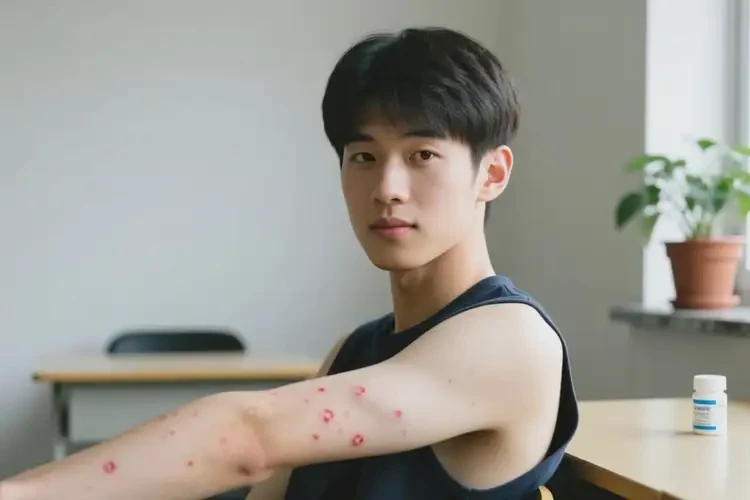 大學(xué)生手臂上容易起濕疹可以徹底自愈嗎(圖4)