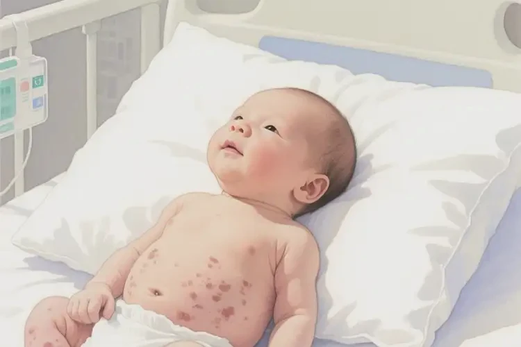 新生兒肚子出濕疹不管它會(huì)自己自愈嗎(圖3)