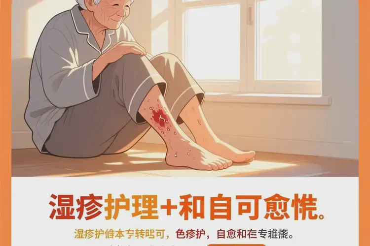 高龄老人小腿偶尔长湿疹不管它会自己自愈吗(图1)