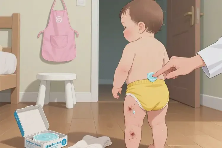 幼兒屁股上容易長濕疹能夠徹底治愈嗎(圖1)