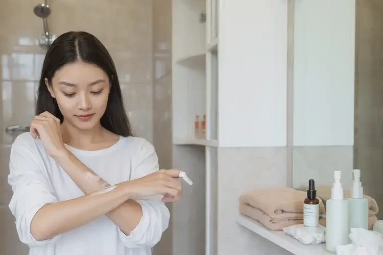 女人手臂偶爾長濕疹可不可以徹底自愈(圖2)