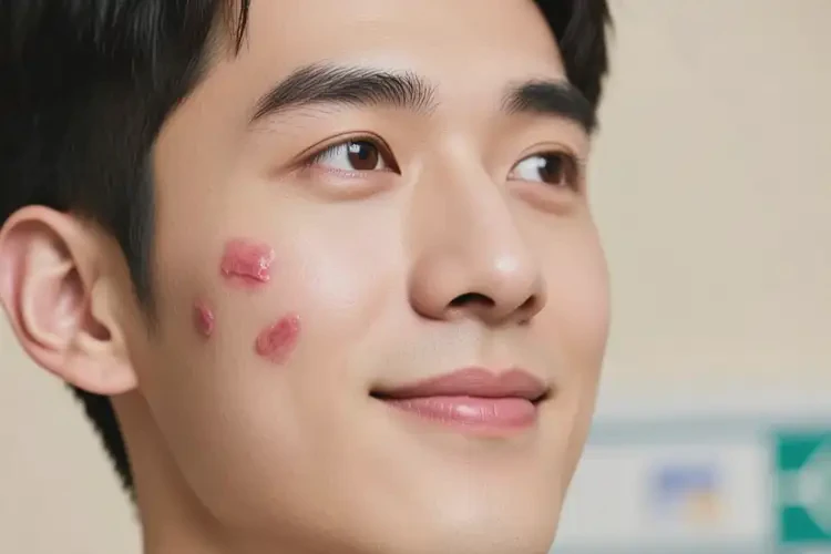 男人面部偶爾長(zhǎng)濕疹能夠徹底治愈嗎(圖4)