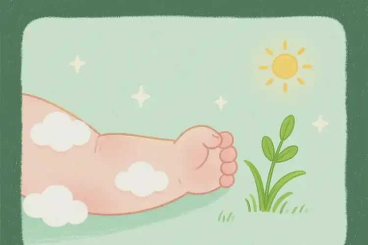 寶寶身上經(jīng)常起濕疹可以徹底自愈嗎(圖1)