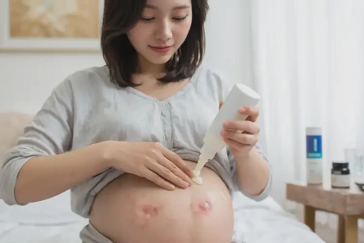 產(chǎn)婦肚子上偶爾起濕疹能徹底自愈嗎(圖3)