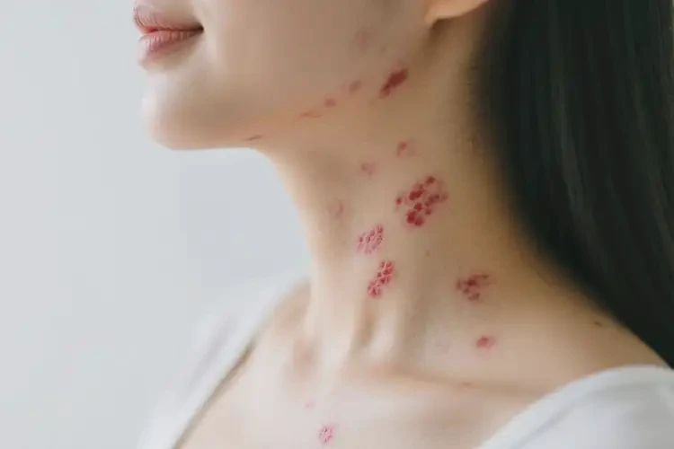 產(chǎn)婦脖子上偶爾起濕疹能靠自己自愈嗎(圖3)