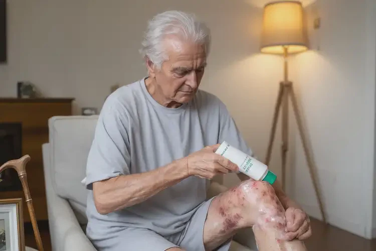 高齡老人小腿上經(jīng)常長濕疹能不能徹底自愈(圖2)