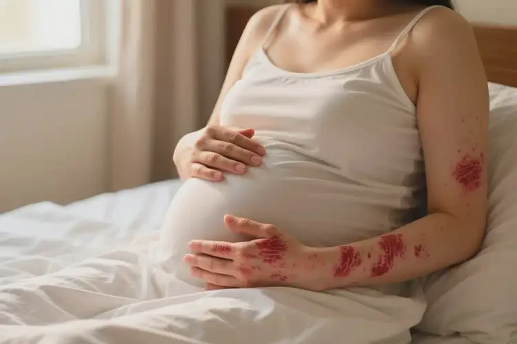 產婦四肢出現(xiàn)濕疹不管它會自己好嗎(圖2)