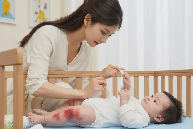 嬰兒大腿上容易長(zhǎng)濕疹不管它會(huì)自己好嗎(圖3)