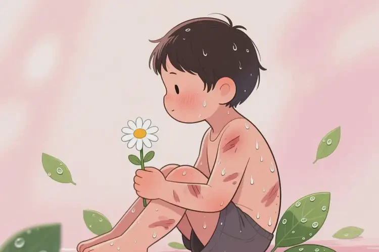 孩子全身容易長濕疹能靠自己自愈嗎(圖3)