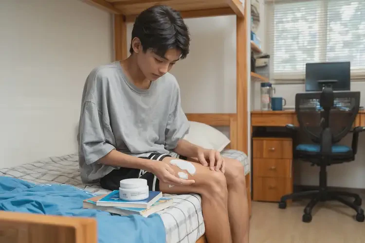 大學(xué)生大腿偶爾起濕疹能不能徹底自愈(圖1)