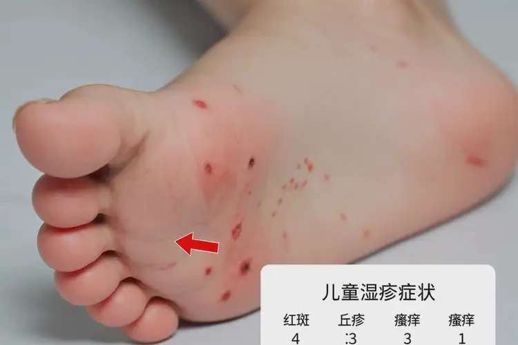 小孩腳上容易起濕疹可以徹底自愈嗎(圖4)