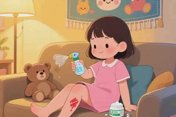 少兒小腿上偶爾長濕疹能徹底自愈嗎(圖1)