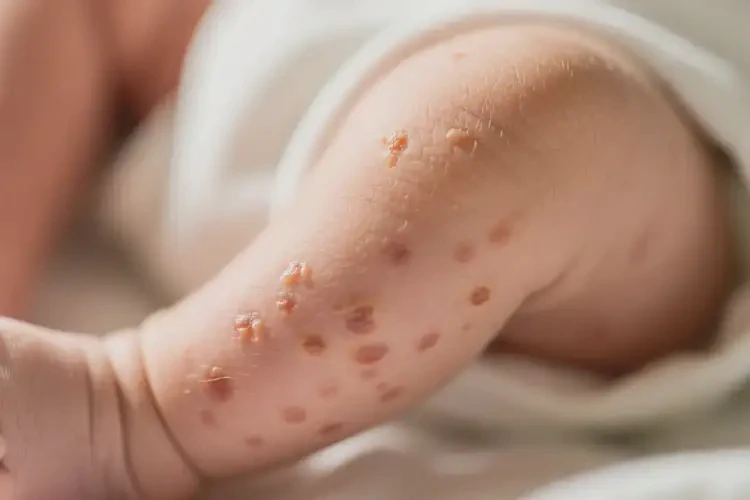 新生儿小腿偶尔长湿疹能靠自己自愈吗(图3)