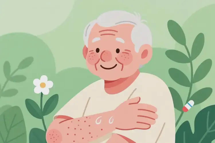 老人手臂起濕疹可不可以徹底自愈(圖4)