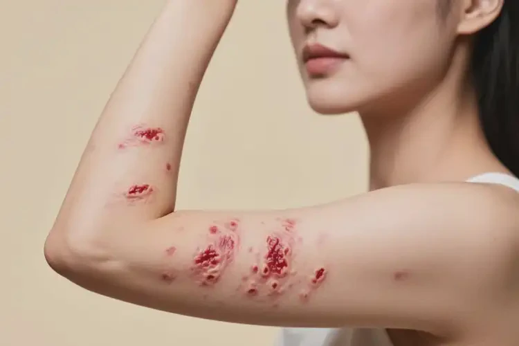 女性身上長濕疹不管它會自己自愈嗎(圖4)