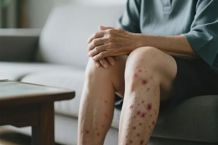 老人大腿出濕疹可不可以徹底自愈(圖1)