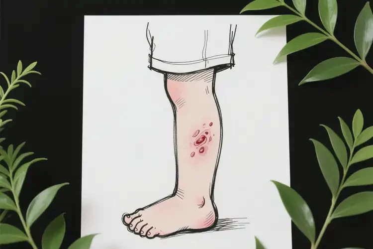 小兒小腿上出濕疹可以徹底自愈嗎(圖1)