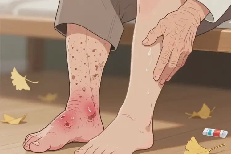 高齡老人小腿上經(jīng)常長濕疹能徹底自愈嗎(圖3)