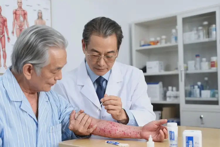 老年人手臂偶爾起濕疹不管它會自己好嗎(圖2)