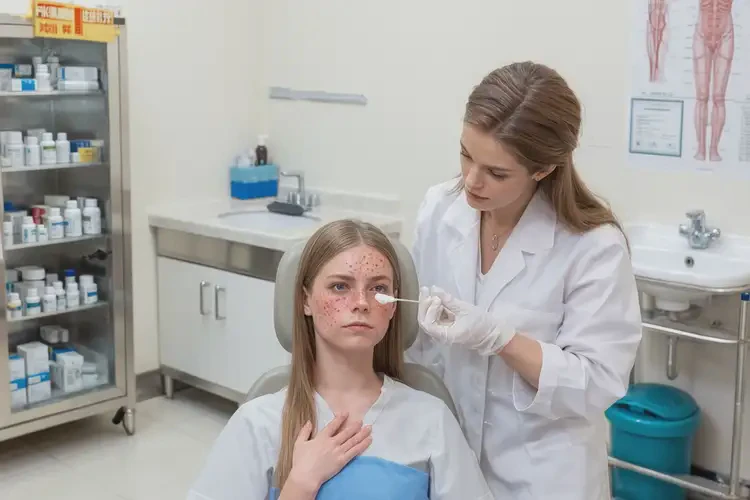 女人面部經(jīng)常起濕疹能不能徹底自愈(圖3)