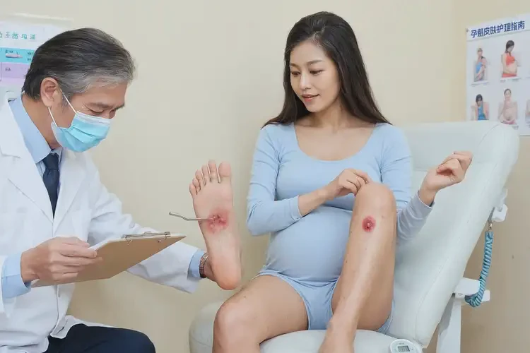 孕婦小腿偶爾起濕疹不管它會(huì)自己好嗎(圖3)